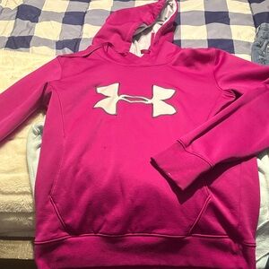 Under Armour Fuchsia Hoodie with Logo